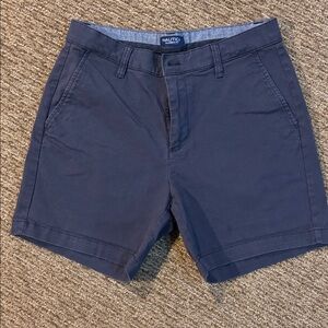 Nautica Men's Black Flat Front Shorts